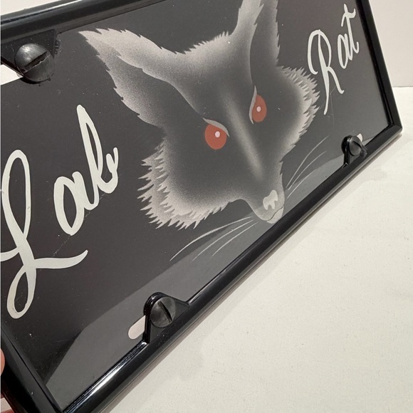 Lab Rat Front License Plate Laboratory Humor - Picture 3 of 6